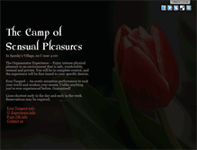 Tablet Screenshot of campsensualpleasures.com